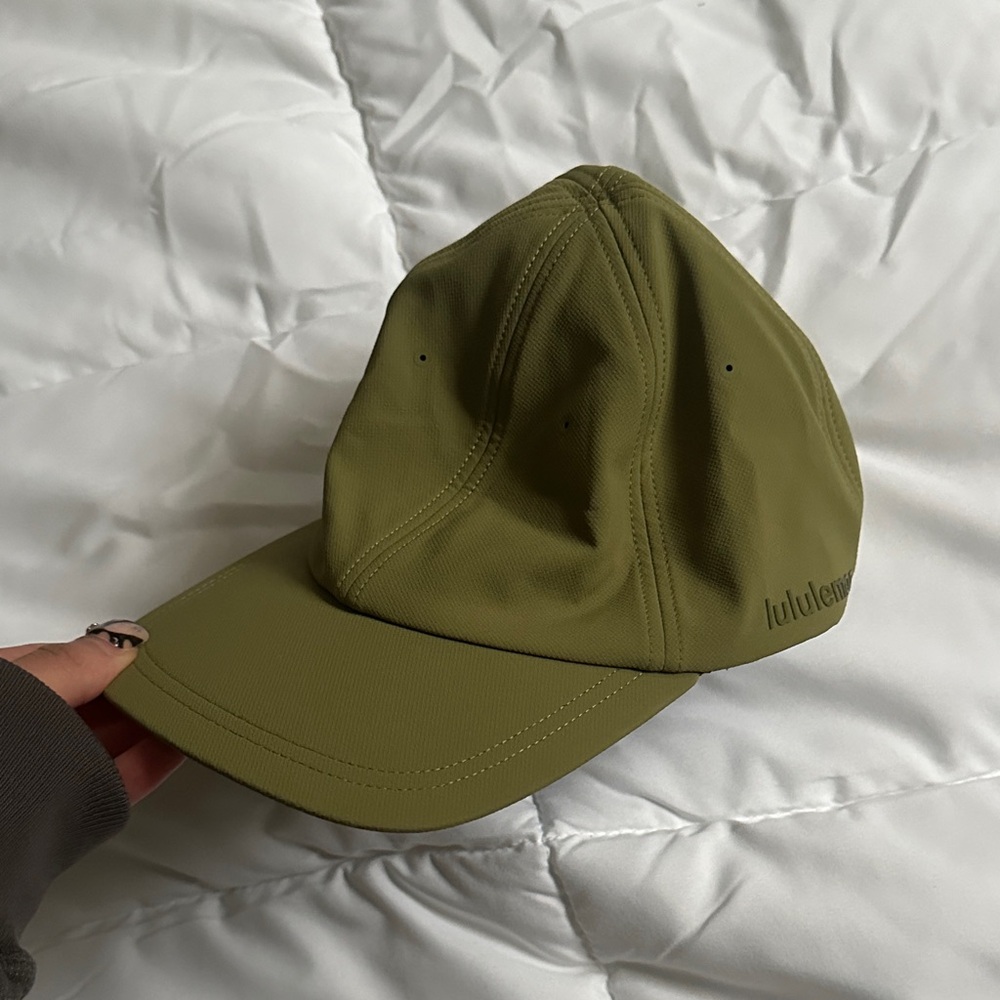 lululemon Olive Green Performance Baseball Cap